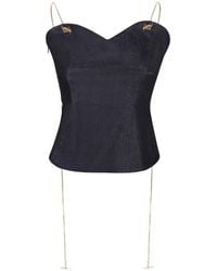 Danamé - Mirabel Chain-Strap Sleeveless Top - Lyst