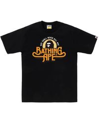 A Bathing Ape - Logo-Embellished T-Shirt - Lyst