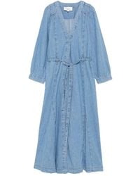 Ba&sh - Robe Courte Ceinturée À Col V - Lyst