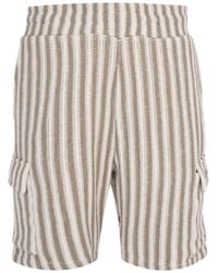 Only the Blind - Striped Cargo Shorts - Lyst