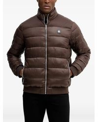 KARL LAGERFELD - Quilted Logo-Patch Jacket - Lyst