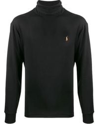 Polo Ralph Lauren - Roll Neck Long Sleeve Top - Lyst