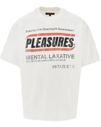 Pleasures - Relief T-Shirt mit Text-Print - Lyst