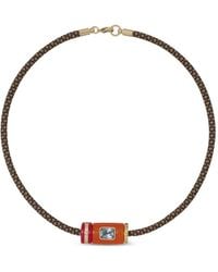 Roxanne Assoulin - Cylinder Crystal-Embellished Necklace - Lyst