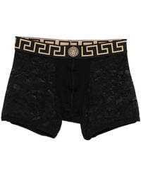 Versace - Logo-Pattern Boxers - Lyst