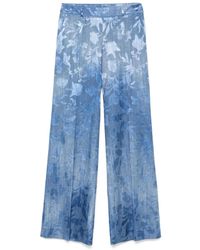 Ermanno Scervino - Hose Mit Blumenjacquard - Lyst