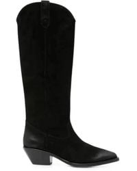 Ash - Kniehohe Stiefel Mit Spitzer Kappe - Lyst