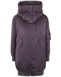 Aspesi - Parka Zippée À Capuche - Lyst