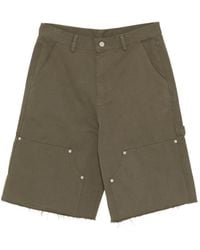 Halfboy - Cargo Shorts Met Franje - Lyst