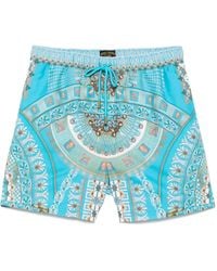 CAMILLA - Temple Of Light Swim Shorts - Lyst