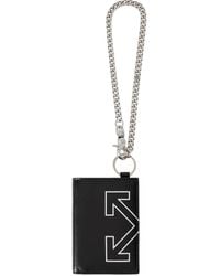 Off-White c/o Virgil Abloh - Portefeuille Heritage À Bride En Chaîne - Lyst