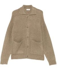 Paolo Pecora - Ribbed-Knit Patch-Pocket Cardigan - Lyst