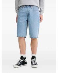 Levi's - 469 Logo-Patch Pocket Denim Shorts - Lyst