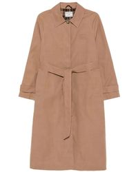 MC2 Saint Barth - Lion Belted Logo-Embroidered Coat - Lyst