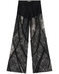 Blumarine - Lace Trousers - Lyst