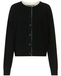 Loulou de Saison - Nicola Bicolor Cashmere Cardigan - Lyst