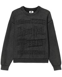 Izzue - Logo-Embroidered Cotton Sweatshirt - Lyst