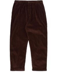 Universal Works - Corduroy Pleated Trousers - Lyst