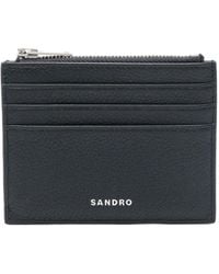 Sandro - Leather Cardholder - Lyst