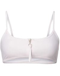 Loulou de Saison - Haut De Bikini Olga À Encolure Carrée - Lyst