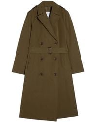 Aspesi - Trench Ceinturé À Boutonnière Croisée - Lyst
