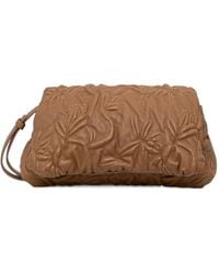 Munthe - Foluke Floral-Quilted Clutch Bag - Lyst