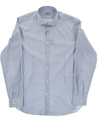 Corneliani - Gingham-Check Cotton Shirt - Lyst