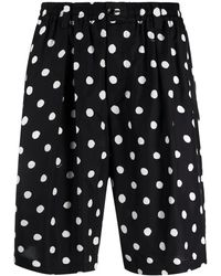 Marni - Polka Dot-Print Pleated Bermuda Shorts - Lyst