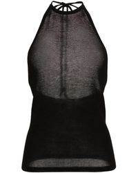 Lemaire - Top Con Scollo All'Americana - Lyst