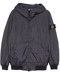 Stone Island - Chaqueta con efecto arrugado - Lyst
