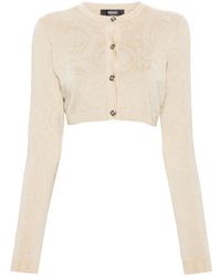 Versace - Cardigan court - Lyst