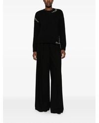 Cinq À Sept - Pull En Maille Côtelée À Ornements - Lyst