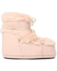 Moon Boot - Icon Low Stiefel Aus Faux Fur - Lyst