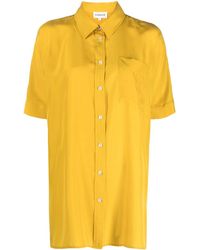P.A.R.O.S.H. - Short-sleeve Silk Shirt - Lyst