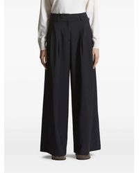 Peserico - Wide-Leg-Hose mit Bundfalten - Lyst