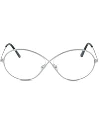 Tom Ford - Brille Mit Ovalem Gestell - Lyst