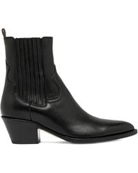Buttero - 60Mm Elastic-Panel Pointed-Toe Ankle Boots - Lyst