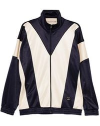 Valentino Garavani - Logo-Patched Zip-Up Sweatshirt - Lyst