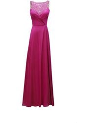 Gemy Maalouf - Beaded Halterneck Maxi Dress - Lyst