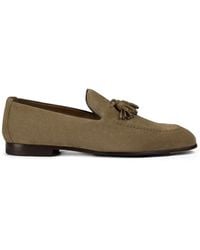 Doucal's - Tassel-Detail Suede Loafers - Lyst