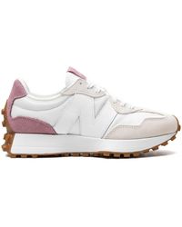 New Balance - 327 "white/pink" Sneakers - Lyst