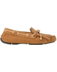 Jimmy Choo - Mocassins Manon En Daim À Franges - Lyst