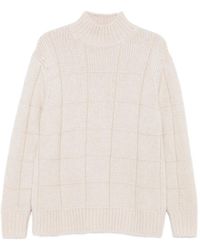 Iris Von Arnim - Grid-Knit Sweater - Lyst