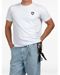 PODHIO - Logo-Patch T-Shirt - Lyst