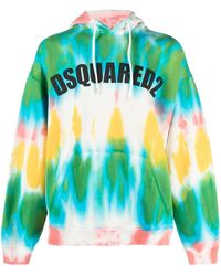 DSquared² - Tie-Dye Hood Sweatshirts - Lyst
