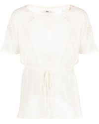 Bode - Cotton Embroidered Design Top - Lyst