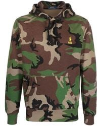 Polo Ralph Lauren - Camouflage-Print Drawstring Hoodie - Lyst