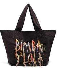Bimba Y Lola - Embroidered-logo Shoulder Bag - Lyst