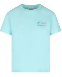 MC2 Saint Barth - Emilie T-Shirt Mit Logo-Patch - Lyst