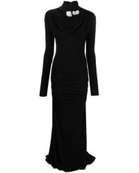 Blumarine - Cowl-Neck Jersey Gown - Lyst